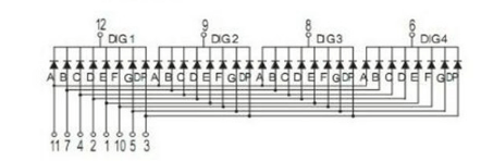 0.4 inch 4 Digit Seven Segment Display (Common Cathode ) - Image 4