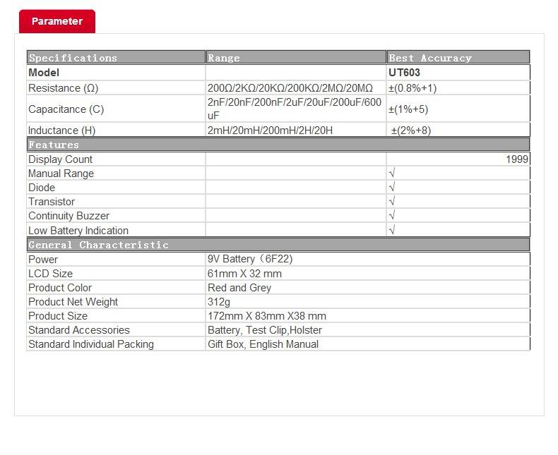 Uni-T UT603 Modern Digital - Image 4
