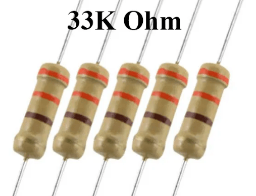 Resistor 33K Ohm 1 Watt 5%