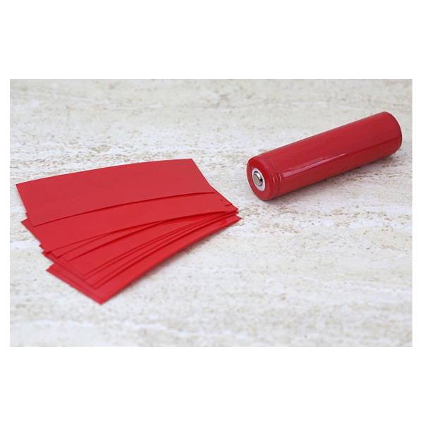Heat Shrink for Battery 18650 – RED Color - Image 3