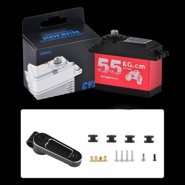 CYS-S0650 55Kg Digital Metal Steering Gear Servo Motor - Image 5