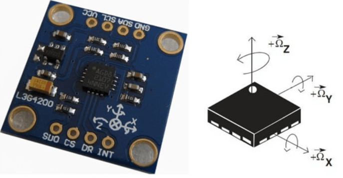 3 Axis Digital Gyroscope Sensor Module GY-50 L3G4200 - Image 3