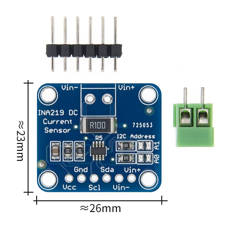 INA219 High Side DC Current Sensor (26V ±3.2A) - Image 2