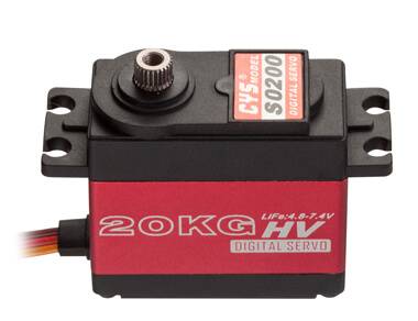 CYS-S0200 20Kg Digital Metal Steering Gear Servo Motor - Image 2