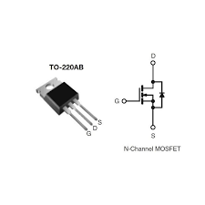 IRF520 N-Channel Power MOSFET – TO-220 - Image 2