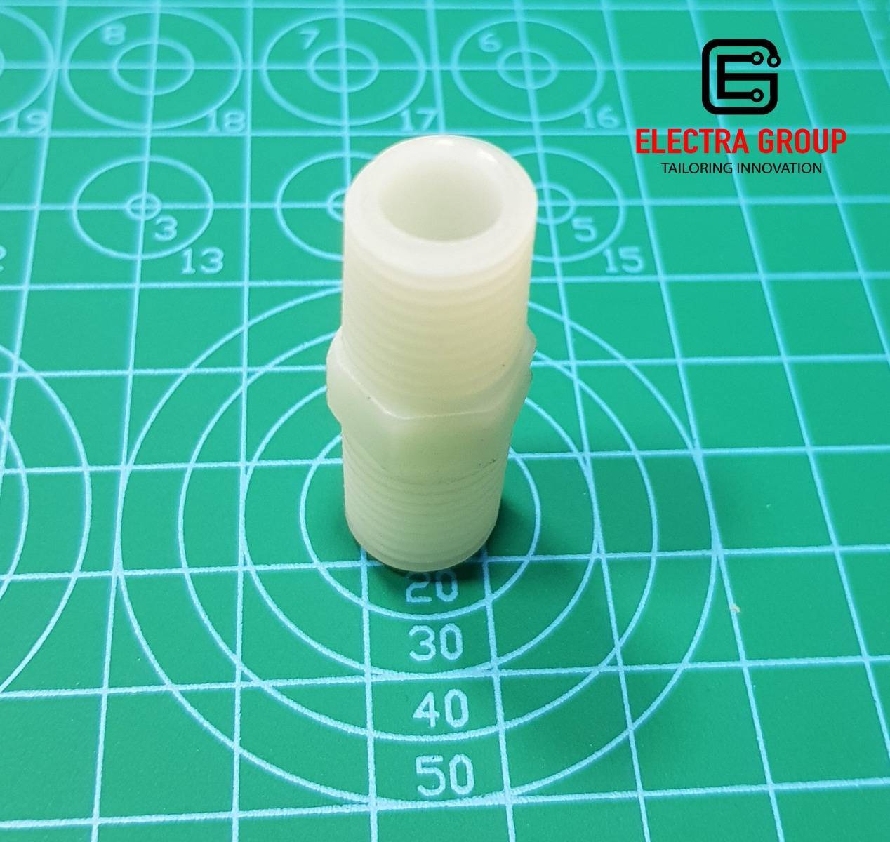Male to Male Thread PVC-U Connector for 6mm Tube - Image 2