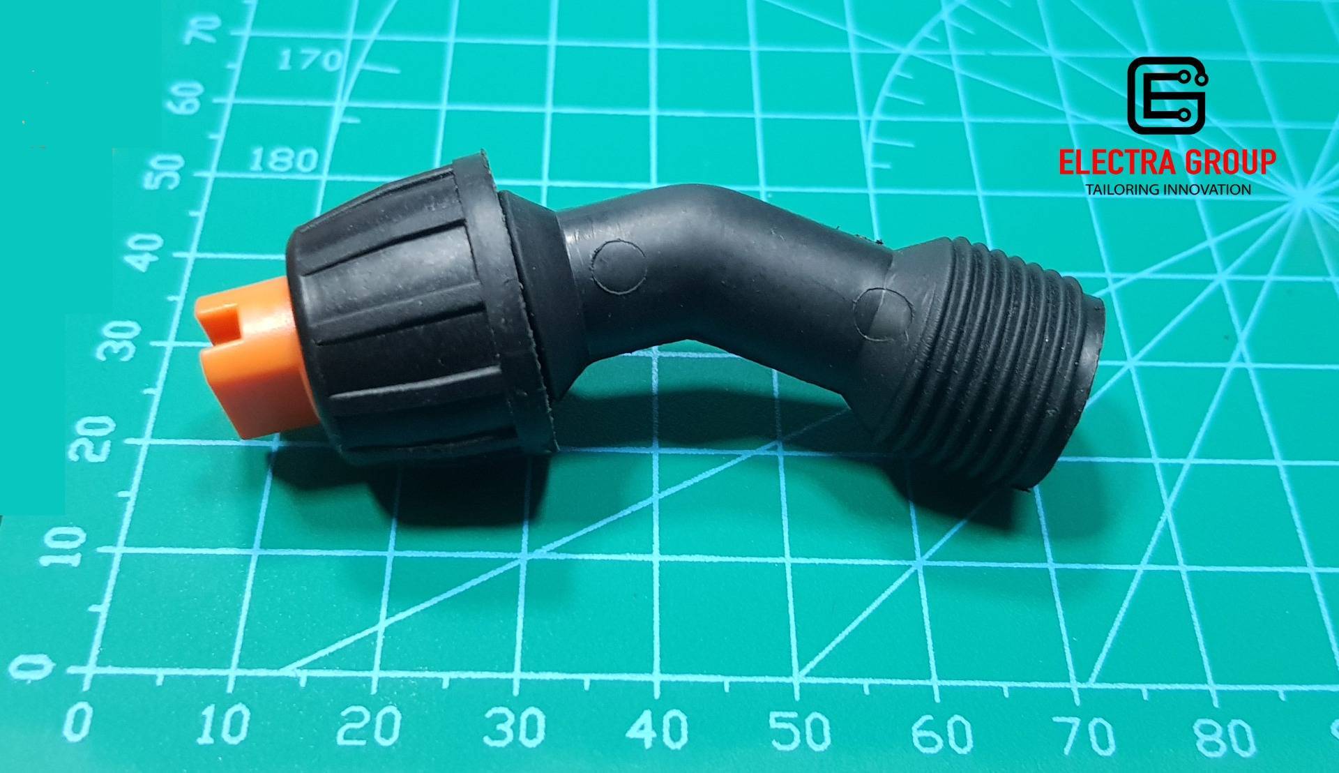 Sprinkler Plastic Water Nozzle Orange Sprayer - Image 2