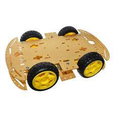 Robot Chassis (4 Gear Motors + 4 Wheels) Random color Chassis - Image 9