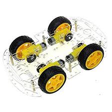 Robot Chassis (4 Gear Motors + 4 Wheels) Random color Chassis - Image 10