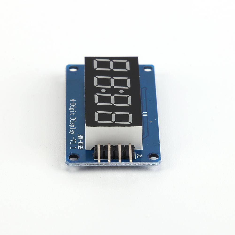 HW-069 4 Digits 7 Segment Display Module with 0.36Inch Time Clock TM1637 Driver - Image 2