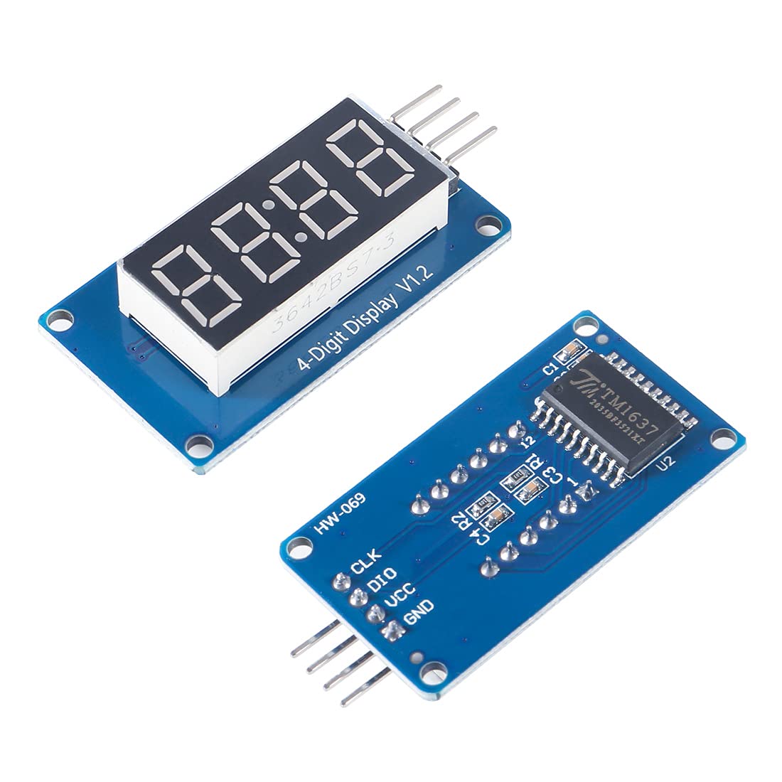 HW-069 4 Digits 7 Segment Display Module with 0.36Inch Time Clock TM1637 Driver - Image 5