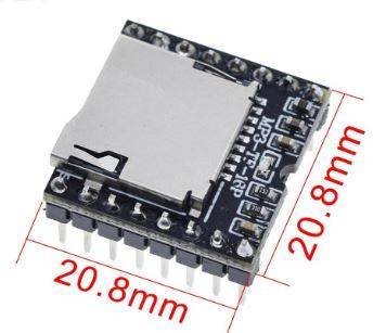 Mini MP3 Player Module ( MP3-TF-16P ) original ICs - Image 4