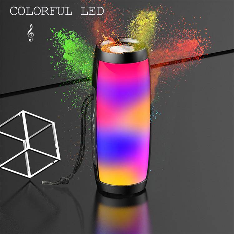 Wireless Portable LED Bluetooth Speaker 157 - Black