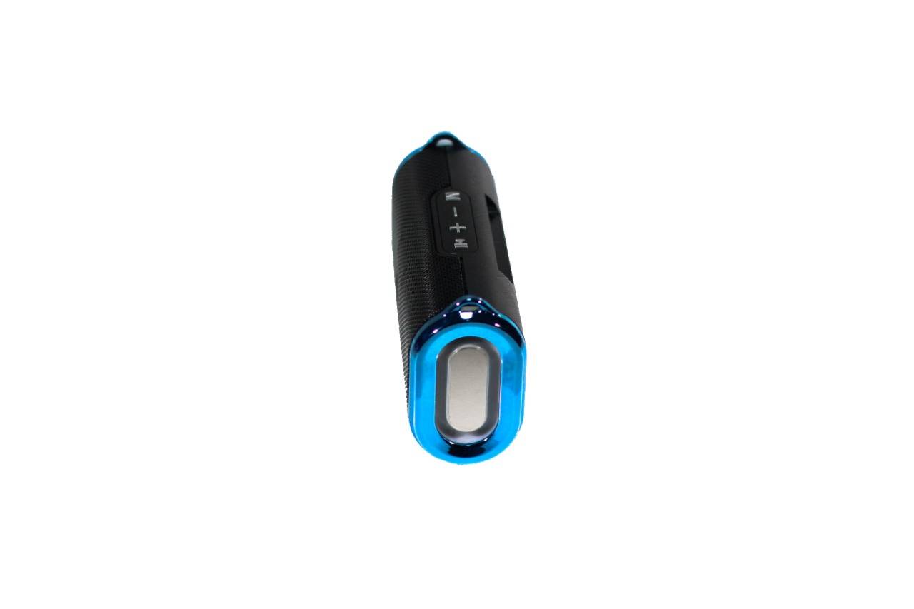 Portable Wireless High Quality Bluetooth Speaker S-11 with USB and TF Card Slot with LED light and handle - Blue - Image 2