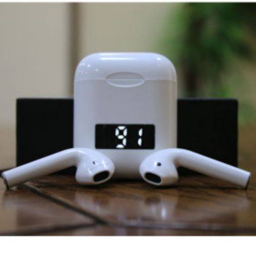 i99 TWS New Wireless Bluetooth Earbuds LED Digital Display 5.0 Bluetooth Headphone Stereo Headset - White - Image 2
