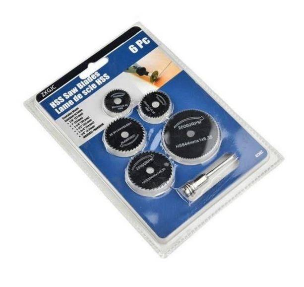 6 Pcs Accessories HSS Mini Circular Saw Blades - Image 3
