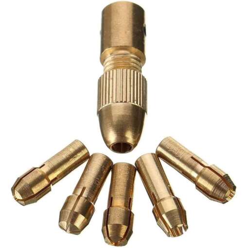 Mini Drill Accessories Drill Chucks Set 0.5-3mm Adapter Fits 2.3mm Motor Shaft - Image 3