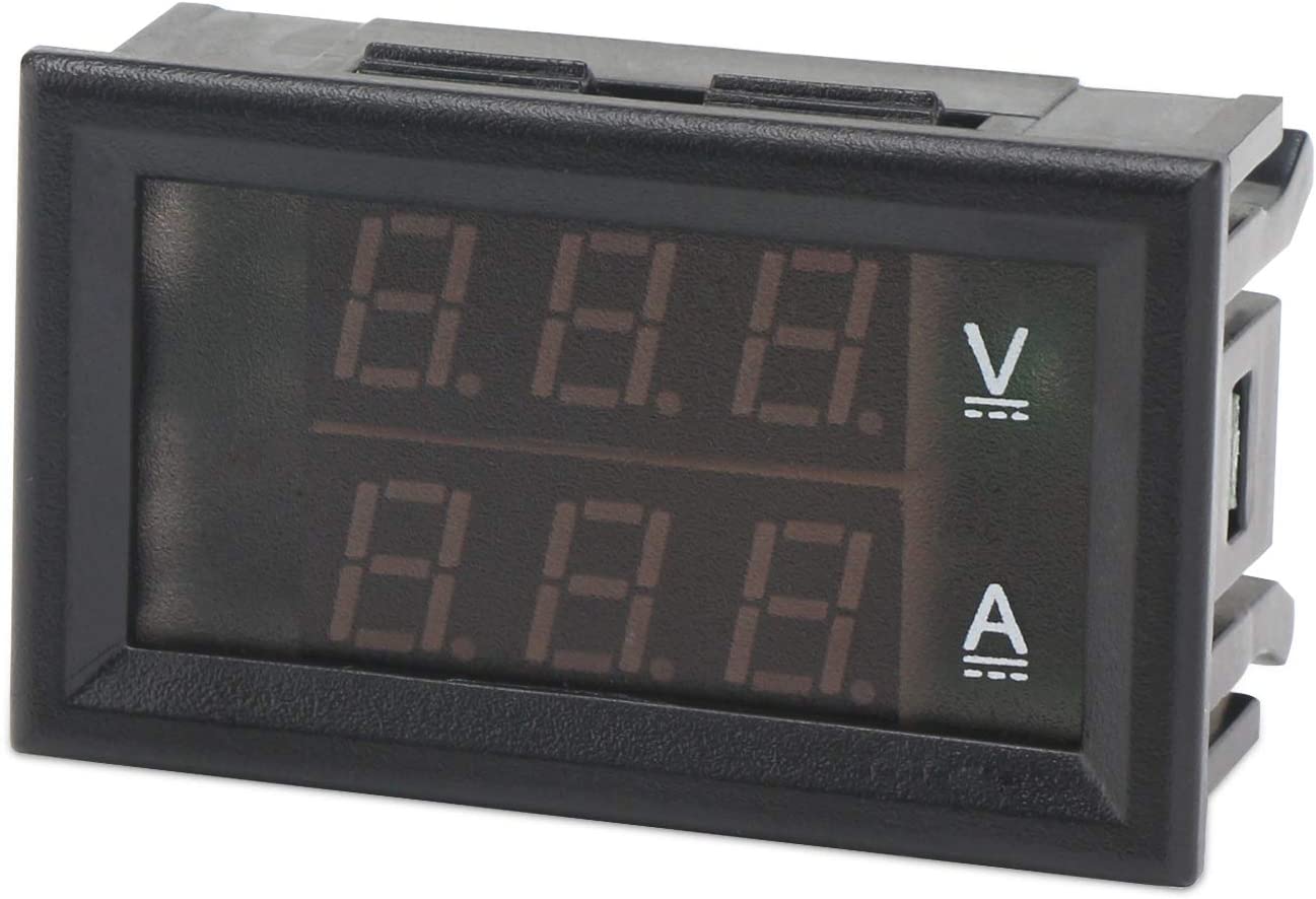 DC 0-100V 10A Digital Voltmeter and Ammeter Dual Display - Image 4