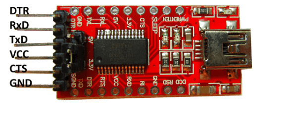 USB mini to TTL FTDI Board Module FT232RL Switchable 3.3V/5V - Image 3