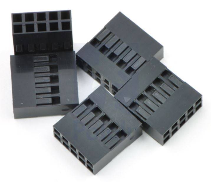 2x5 Pin Header Connector Housing For Dupont Wire Jumper Compact - Image 3