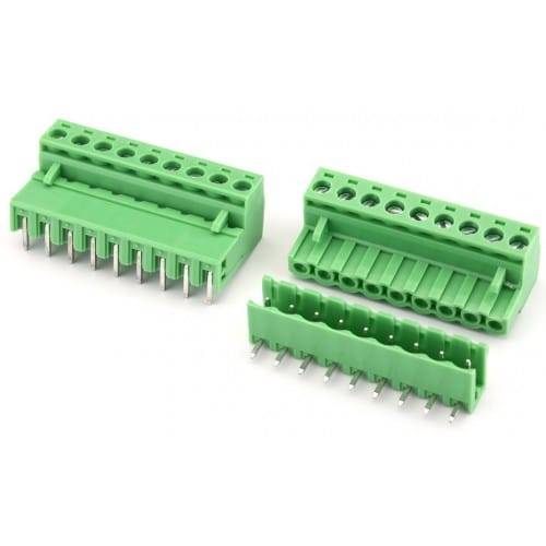 Pluggable Terminal Block 9 Pin 5.08mm Pitch KF2EDGR-5.08-9P (Right Angle Pin) - Image 4
