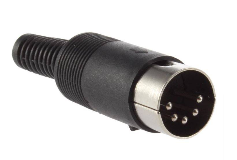 5 Pin DIN Plug Male Connector - Image 2