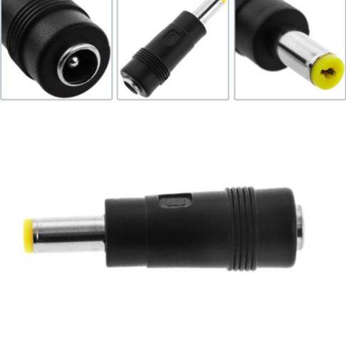 4.0mm x 1.7mm Male to Female Plug Jack DC Connector Adapter - Image 2
