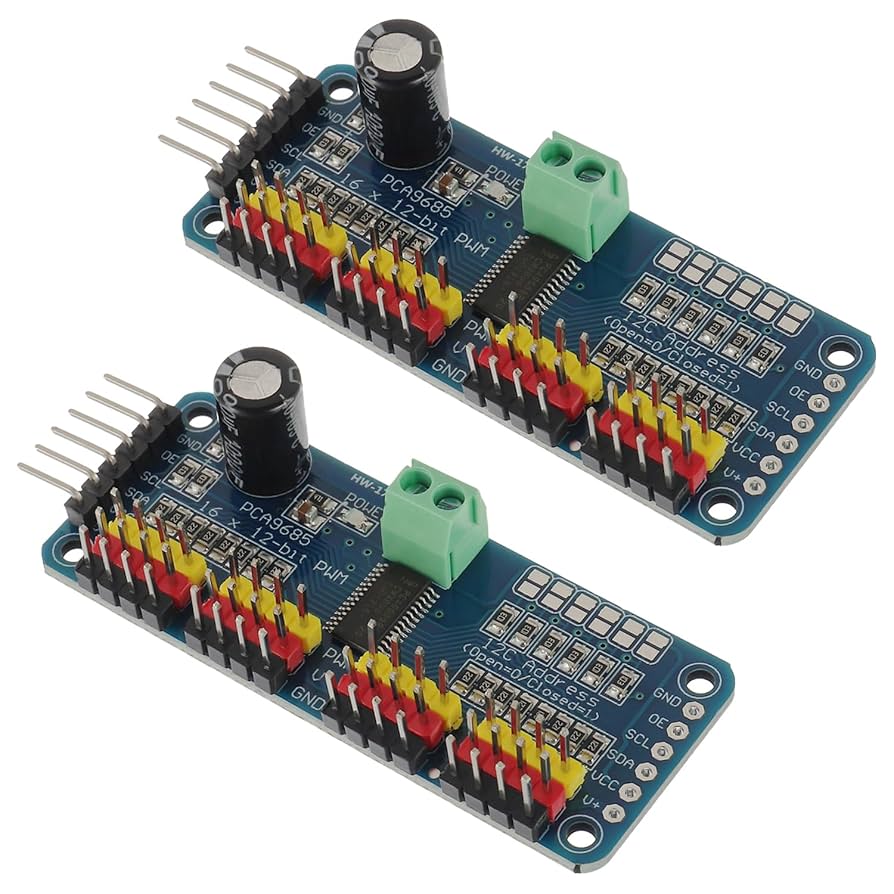 PCA9685 16-Channel 12-bit PWM Servo Motor Driver I2C Module for Arduino - Image 5