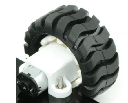 MiniQ Motor Wheel Set (Motor +Wheel 6mm +Bracket) for N20 Gear Motor - Image 3