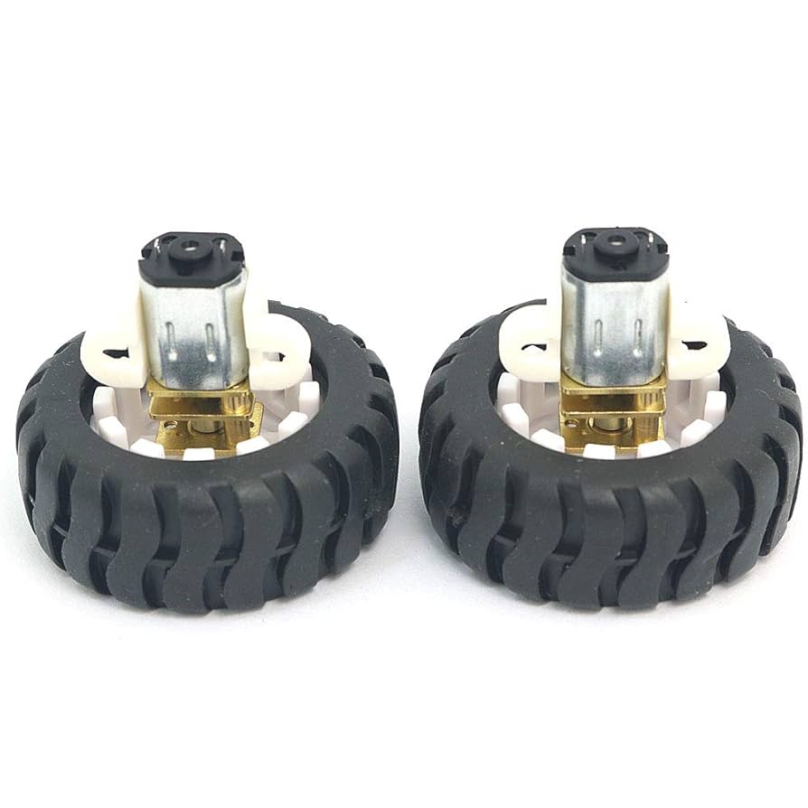 MiniQ Motor Wheel Set (Motor +Wheel 6mm +Bracket) for N20 Gear Motor - Image 4