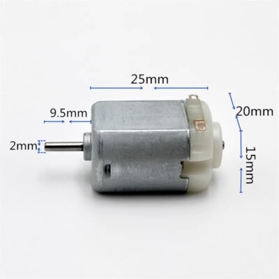 Mini 130 DC 20mm Electric Motor 5V single/Double Shaft - Image 5