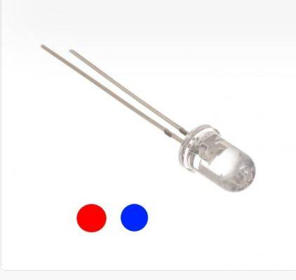 5MM Bicolor LED Red Blue - Image 3