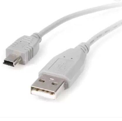 Premium USB White Cable For Arduino Nano 100Cm USB to Mini USB - Image 2