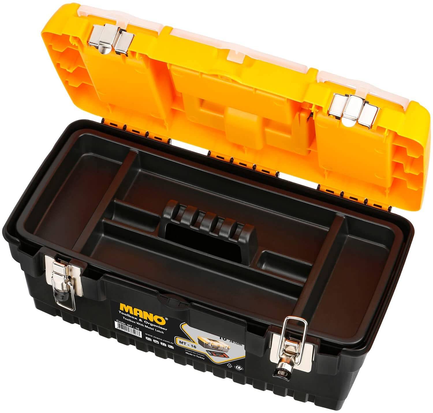 MANO MT-16 Tool Box with Metal Latch - Image 3
