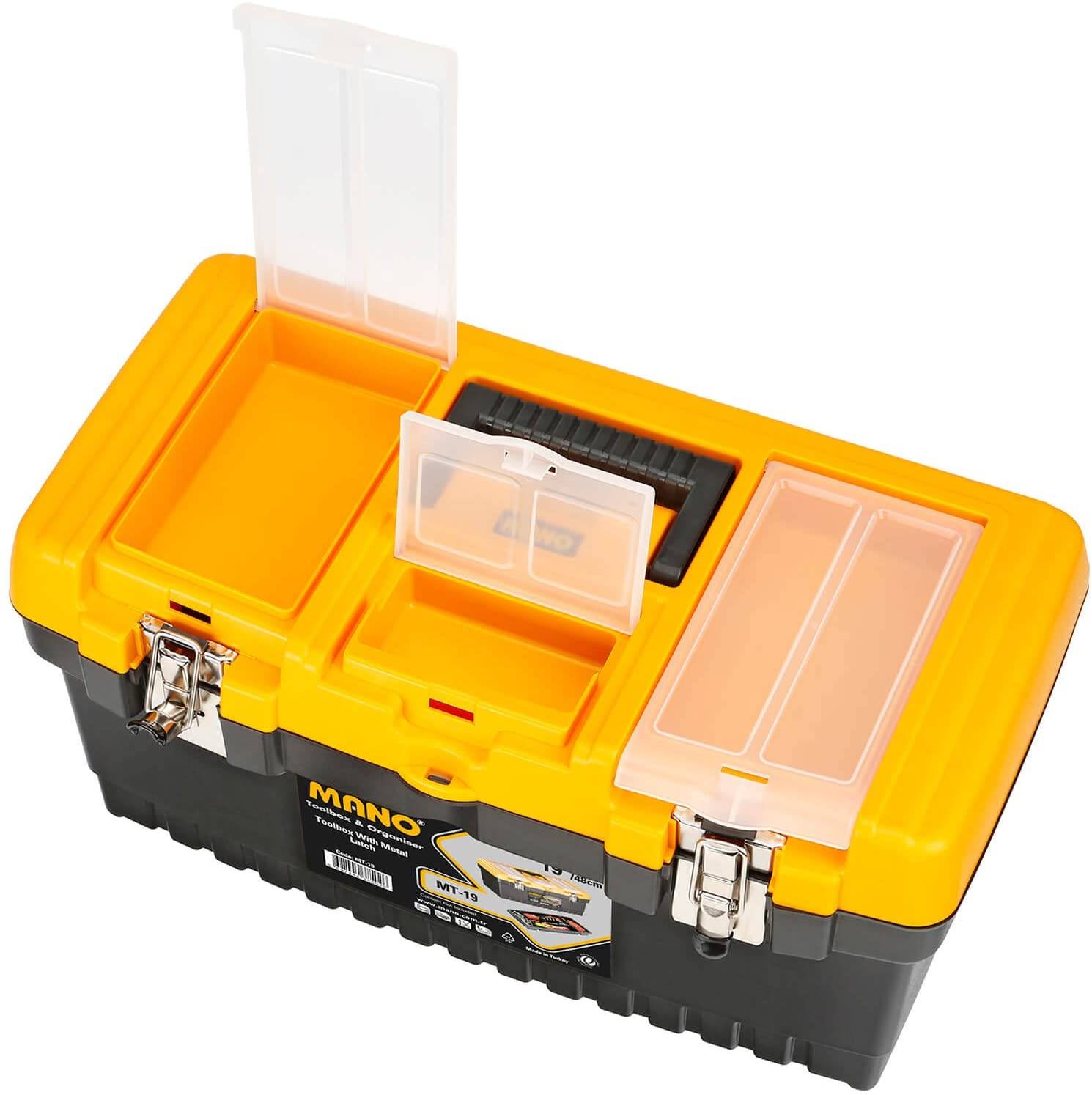 MANO MT-19 Tool Box with Metal Latch - Image 3