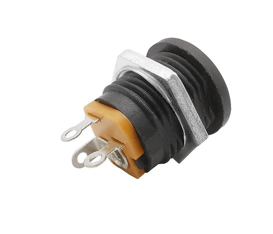 DC Power Panel Mount Female Socket Connector Jack Plug 5.5x2.1mm - Image 4