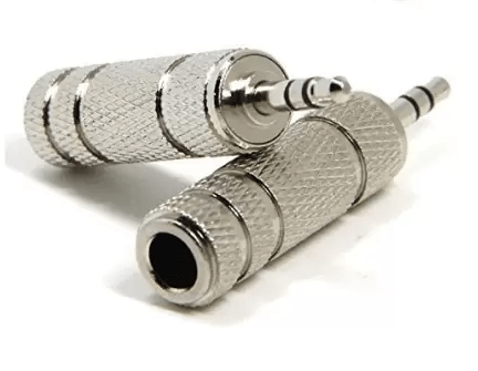 6.35mm Female to 3.5mm Male Plug Stereo Audio Jack Converter - Image 2