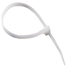 500x4.8mm Natural Nylon Standard Cable Tie