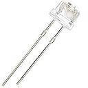 Straw Hat LED White/Red High Bright 5mm