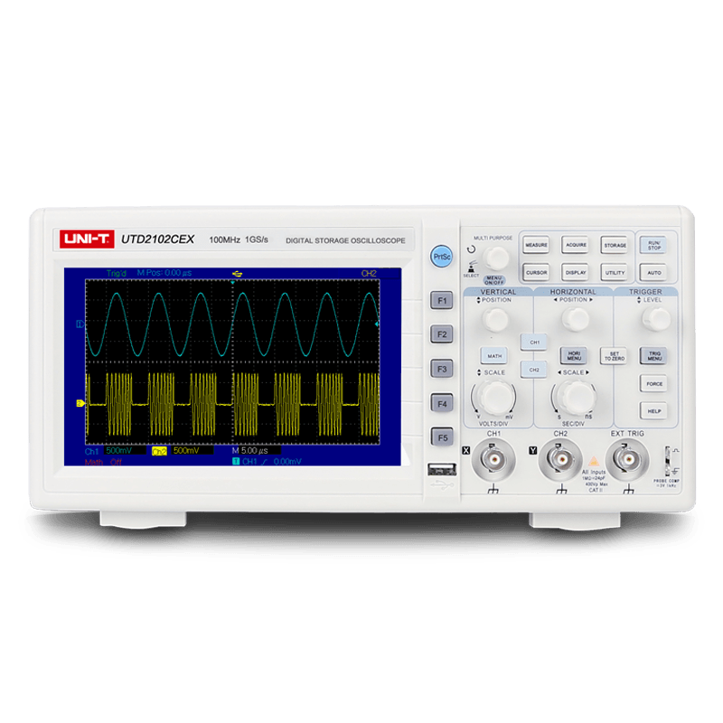 UNI-T UTD2102CEX+ Digital Oscilloscope - Image 2