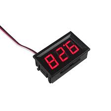 Two-wire DC 4.5V to 30V Digital Voltmeter (Red) - 0.56in - Image 4