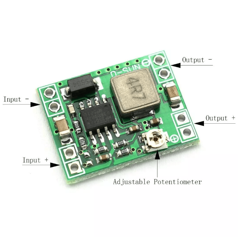 Mini MP1584EN DC-DC Buck Adjustable Step Down Module 4.5V-28V Input 0.8V-20V Output - Image 2