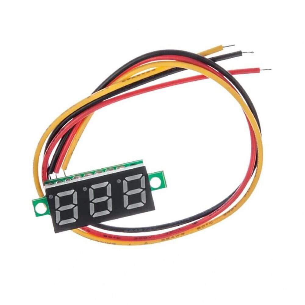 Voltmeter Module with 7-Segment 0.28 inch 0-100V (3 Wires) - Image 4
