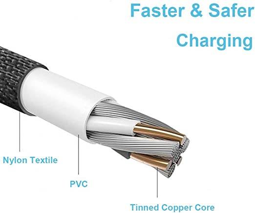 Nylon 3 in 1 fast Charging Cable - Image 4