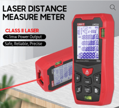 UNI-T LM50A Laser Distance Meter (up to 50 meter) - Image 2