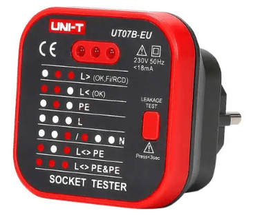 UT07B-EU Socket Tester