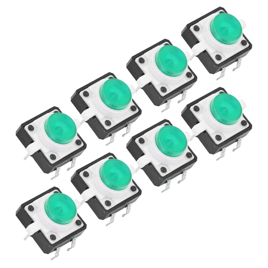 12x12x8mm 4 Pin SPST Momentary Micro Mini Push Button Switch - Image 3