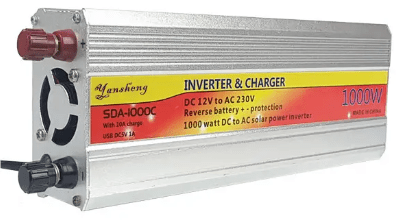 Power Inverter & Charger SAA-1000C 650W 12VDC To 230VAC & USB 5V - Image 2