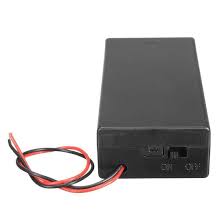 18650 x 2 Battery Holder With Cover And On/Off Switch - Image 3