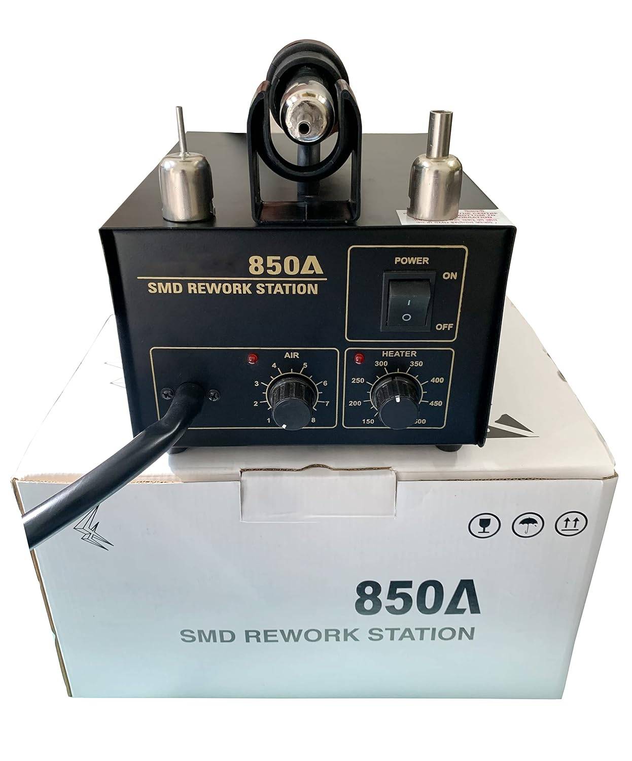 Hot Air Gun Soldering Station With Air & Temperature Controller 850A - Image 4